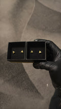 STD S004  Gold Stud Earrings