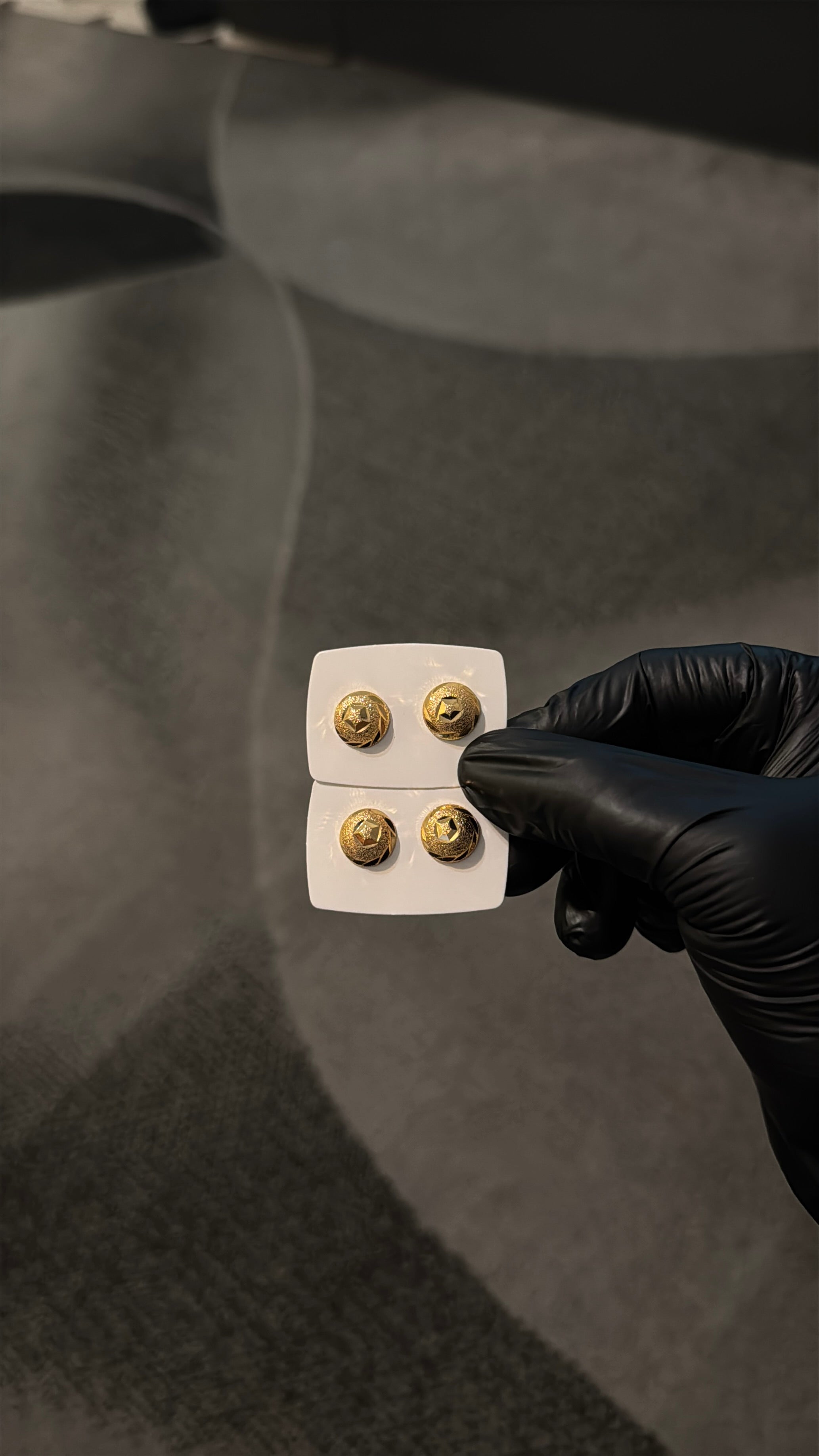Bloom Gold Stud Earrings