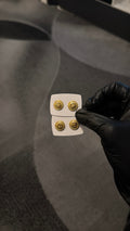 Spook Gold Stud Earrings