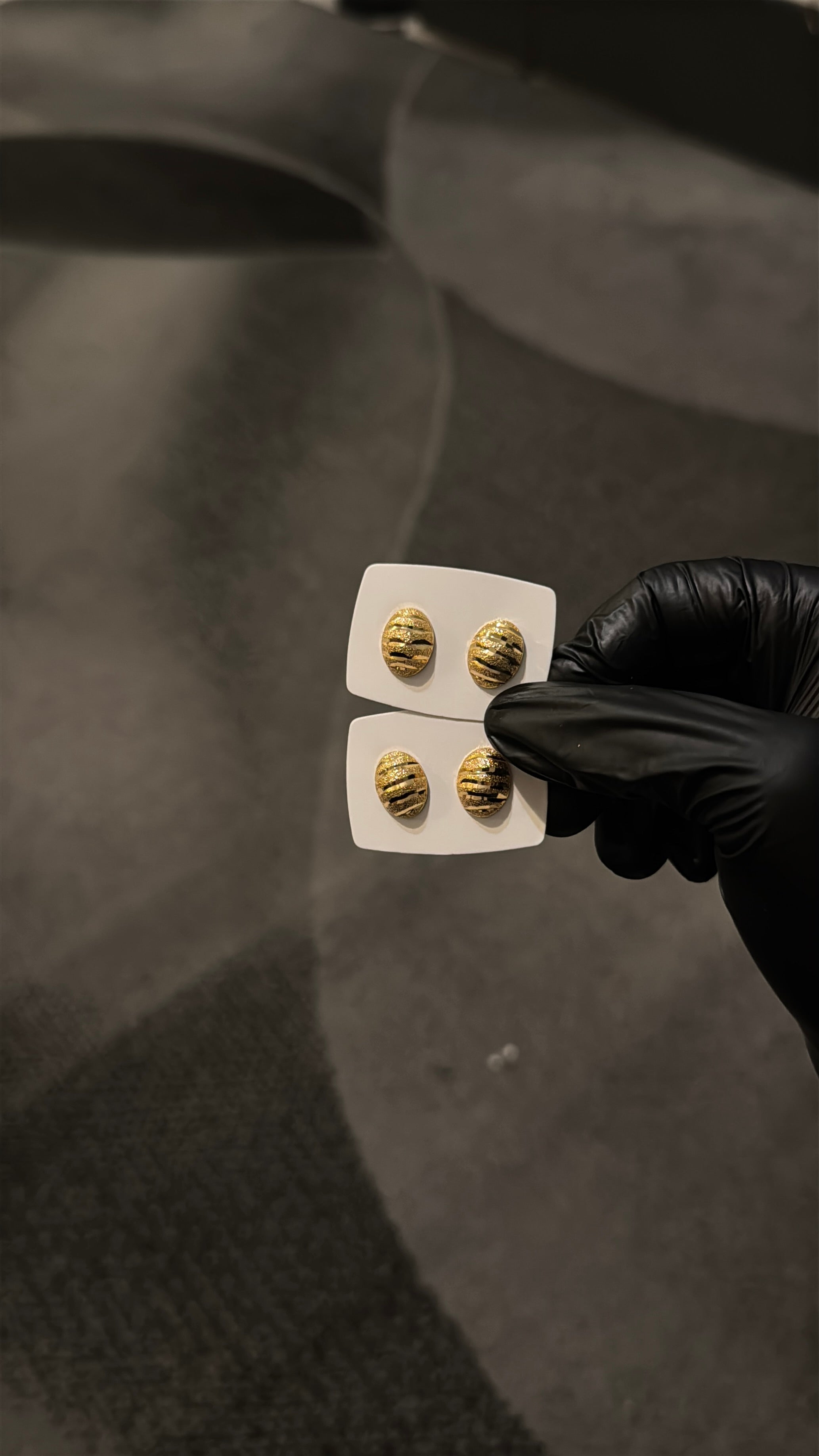 Blink Gold Stud Earrings