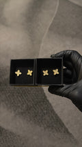 STD S007  Gold Stud Earrings