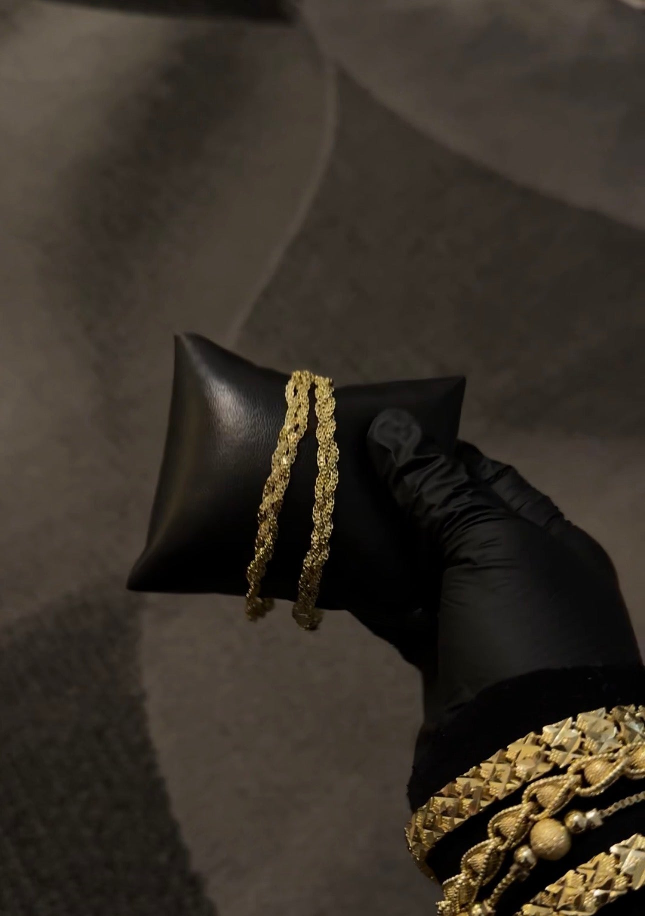 Golden Lace Chain Bracelet
