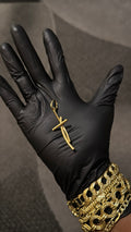 Textured Cross Gold lookalike Pendant