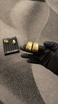Luxury Frosted Gold lookalike Earrings