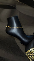 Golden Geo Luxe Anklet