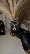 Luxury Teardrop Crystal Pendant Necklace