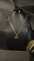 Boss Pendant Cuban Chain Necklace
