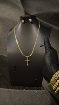 Elegant Cross Pendant Necklace Set