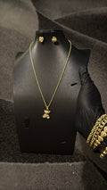 Cute Teddy Bear Pendant Necklace Set