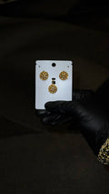 Golden Bloom Crystal Jewelry Set