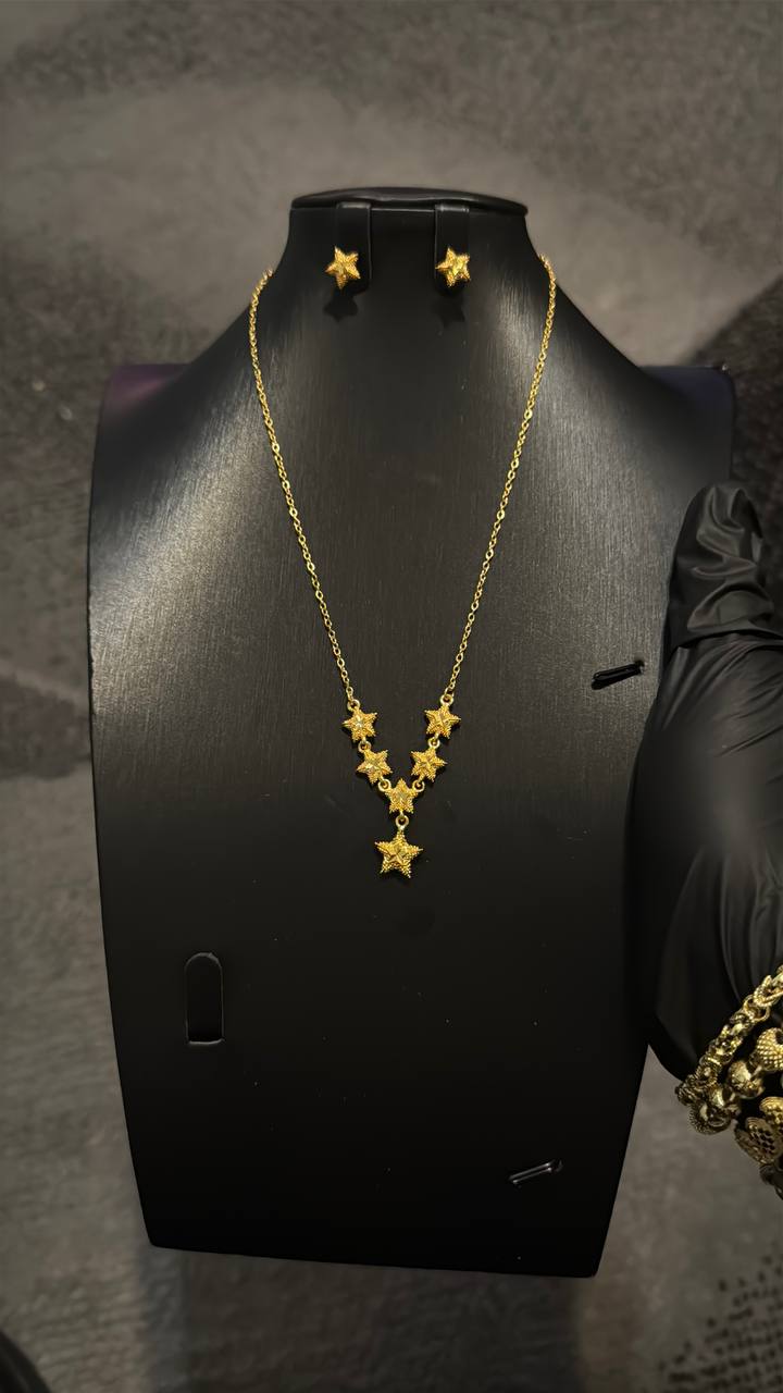 Golden Starfall Jewelry Set