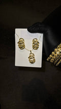 Twisted Elegance Pendant Jewelry Set