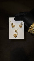 Pearl Grace Swirl Jewelry Set