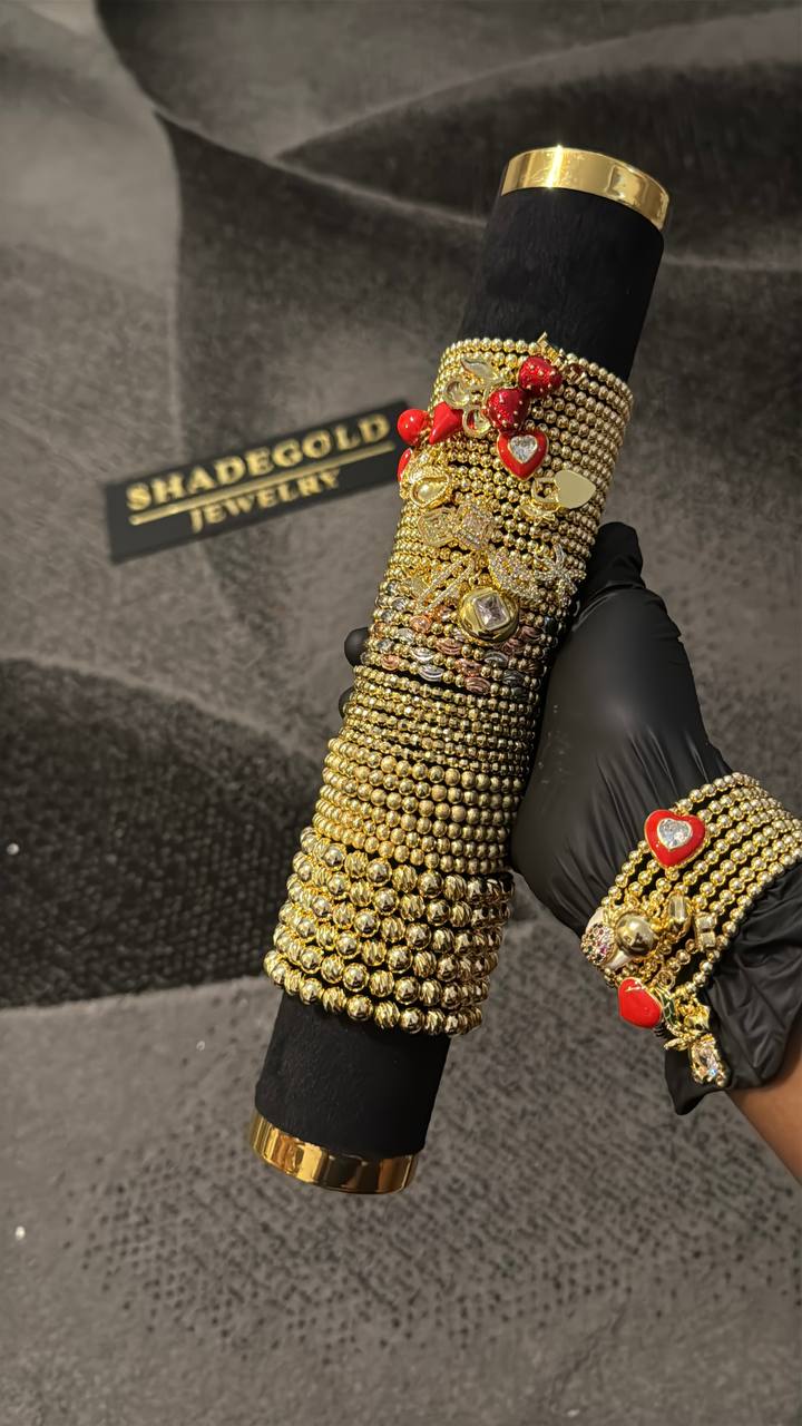 Luxury Charm Stack Bracelet Collection