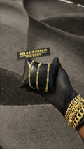 Premium Gold Station Chain Bracelet Set