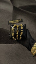 Royal Filigree Gold Bead Bracelet Set