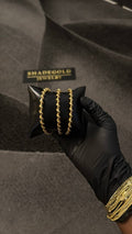 Twisted Rope Gold Bracelet