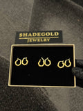 Classic Twist Gold Hoop Earrings