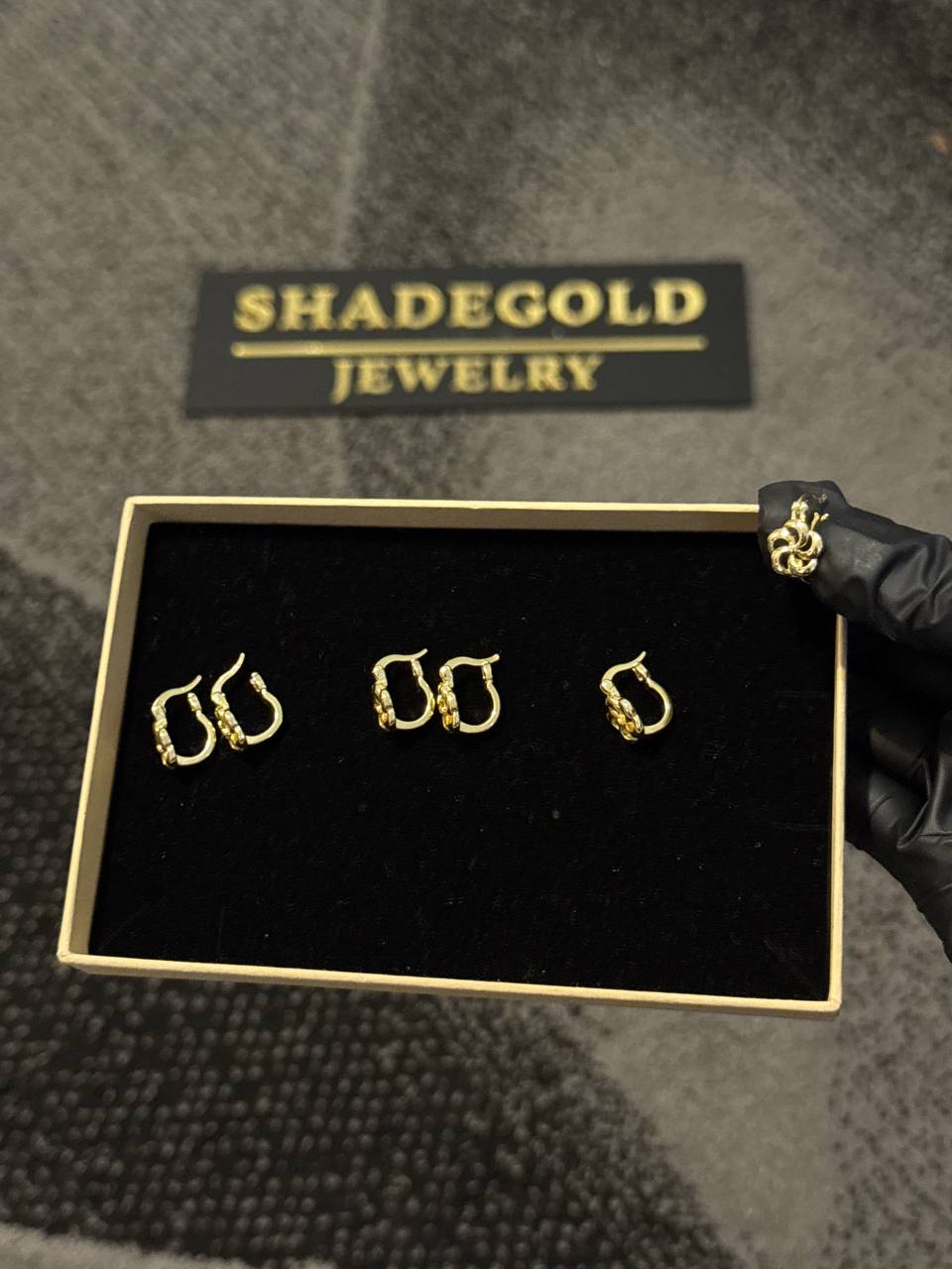 Petite Braided Hoop Earrings