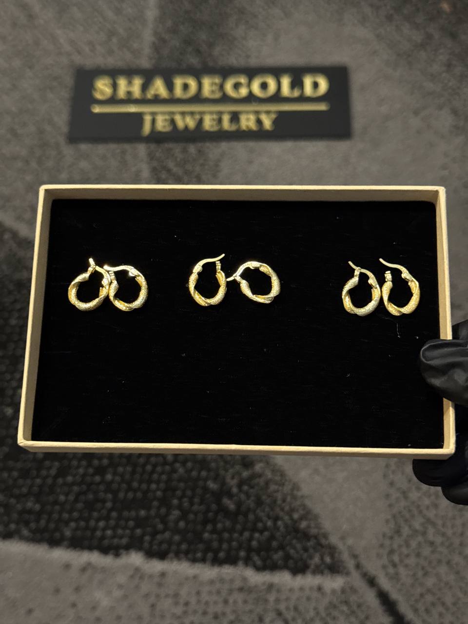 Twisted Mini Hoop Earrings