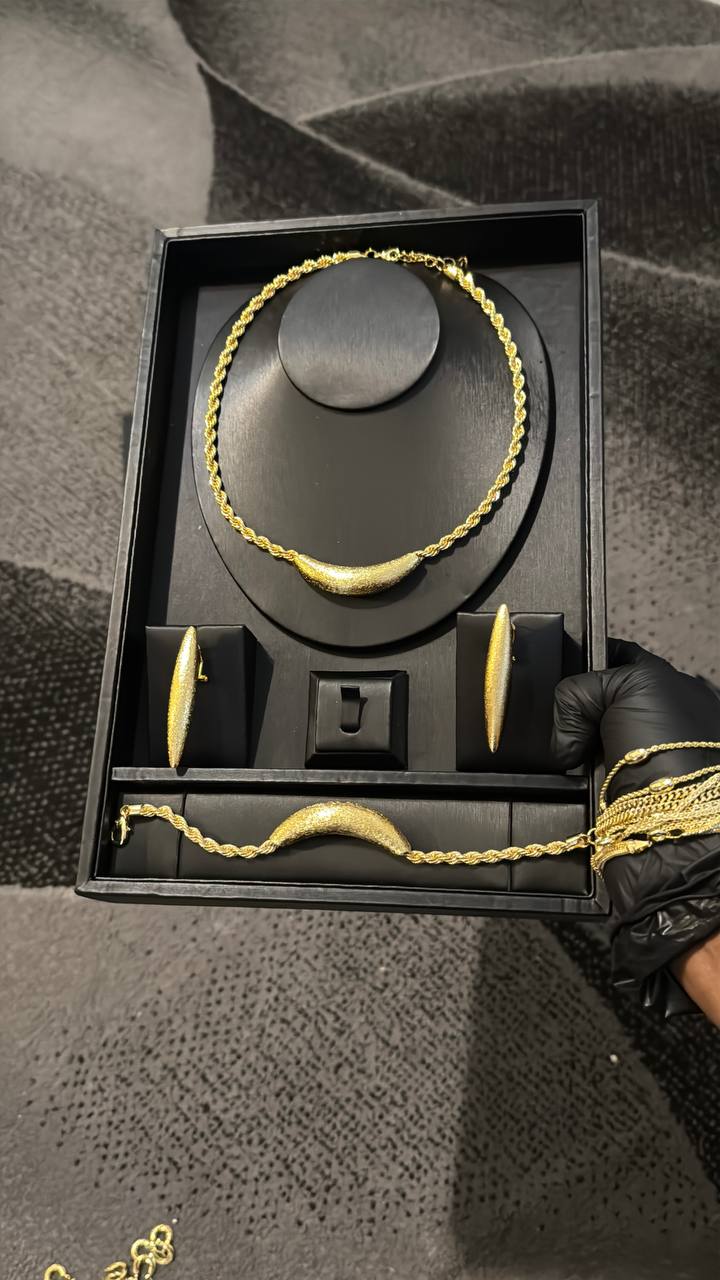 Luna Glow Gold Jewelry Set