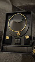 Golden Blossom Elegance Jewelry Set