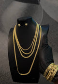 Classic Herringbone Chain Necklace