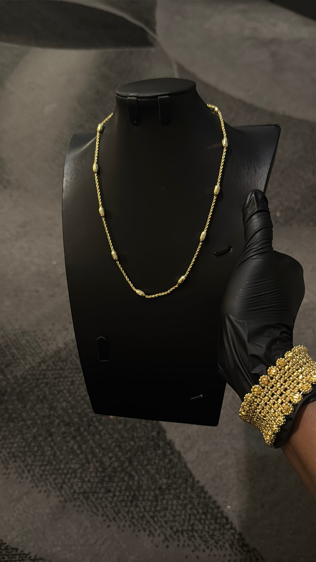 Bulk Ball Gold Lookalike Chain Necklace