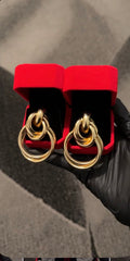 Luxury Triple Loop Statement Earrings