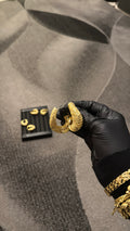 Royal Textured Gold lookalike Earrings