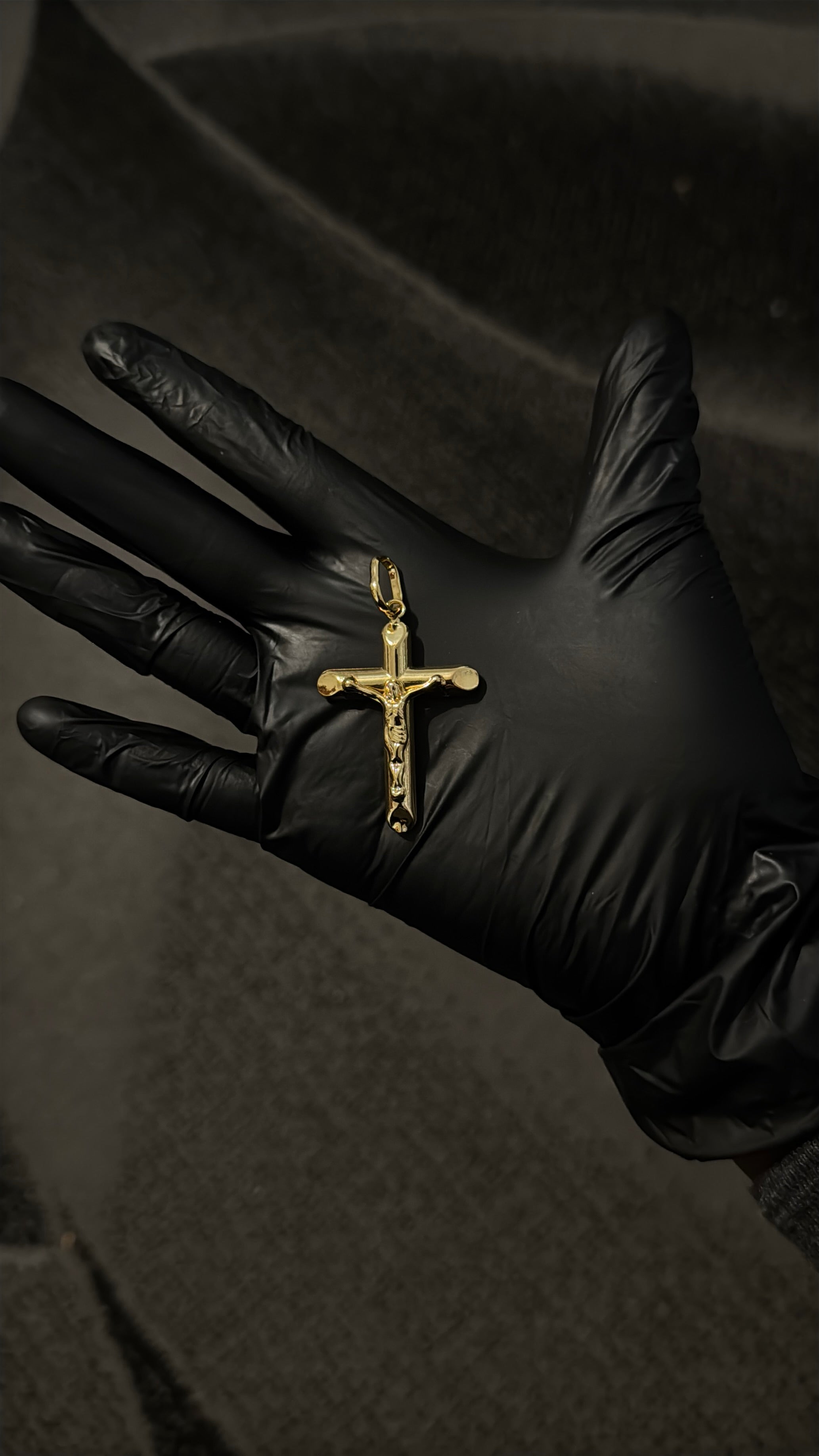 Thin Cross Gold lookalike Pendant