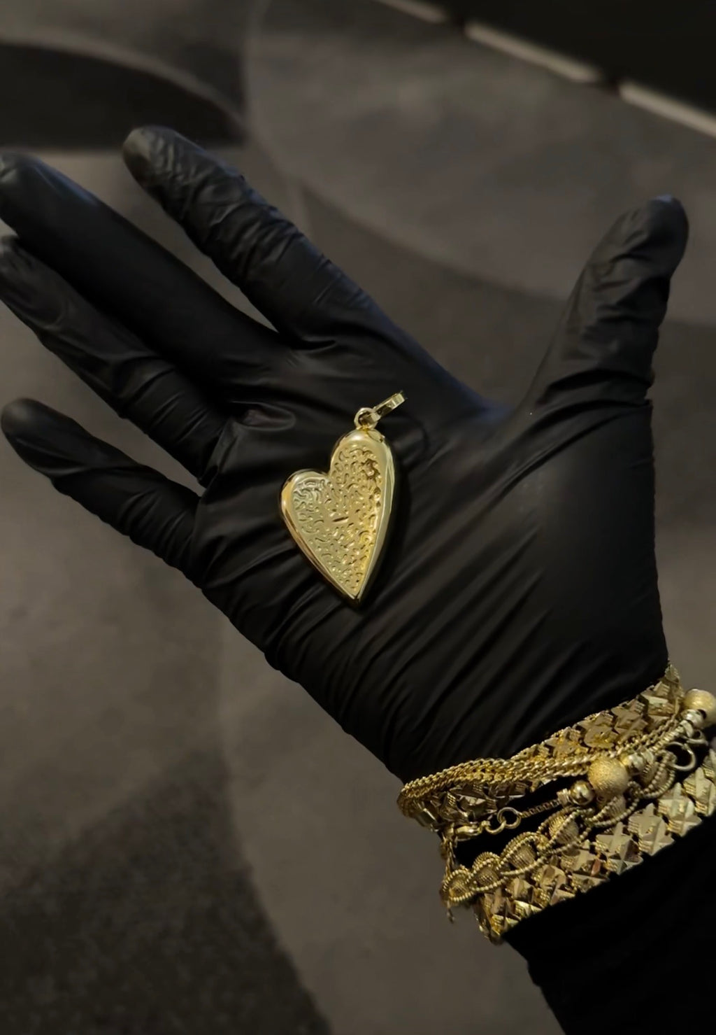 Gold Heart Pendant