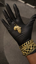 Africa Map Gold lookalike Pendant