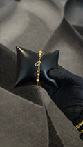 Brick Bracelet 21k Gold Lookalike