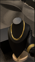 Herringbone Gold Lookalike Chain Necklace