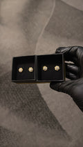STD S005  Gold Stud Earrings