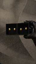 STD S003  Gold Stud Earrings