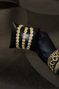 Golden Medallion Charm Bracelet
