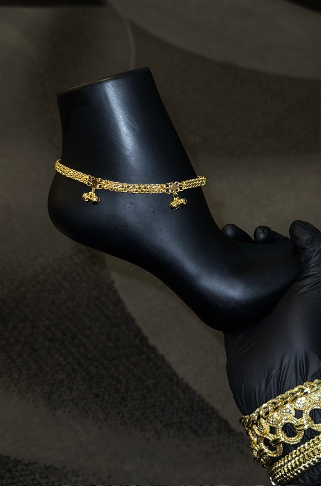 Luxury Double Layer Charm Anklet
