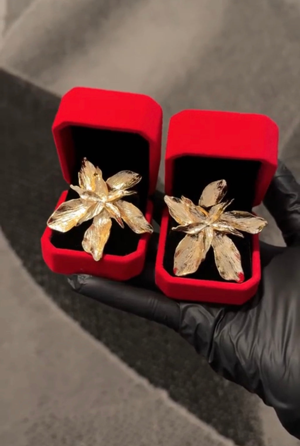 Luxury Floral Statement Earrings