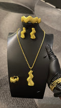 Royal Wave Gold Jewelry Set