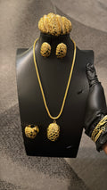 Imperial Oval Gold Jewelry Set