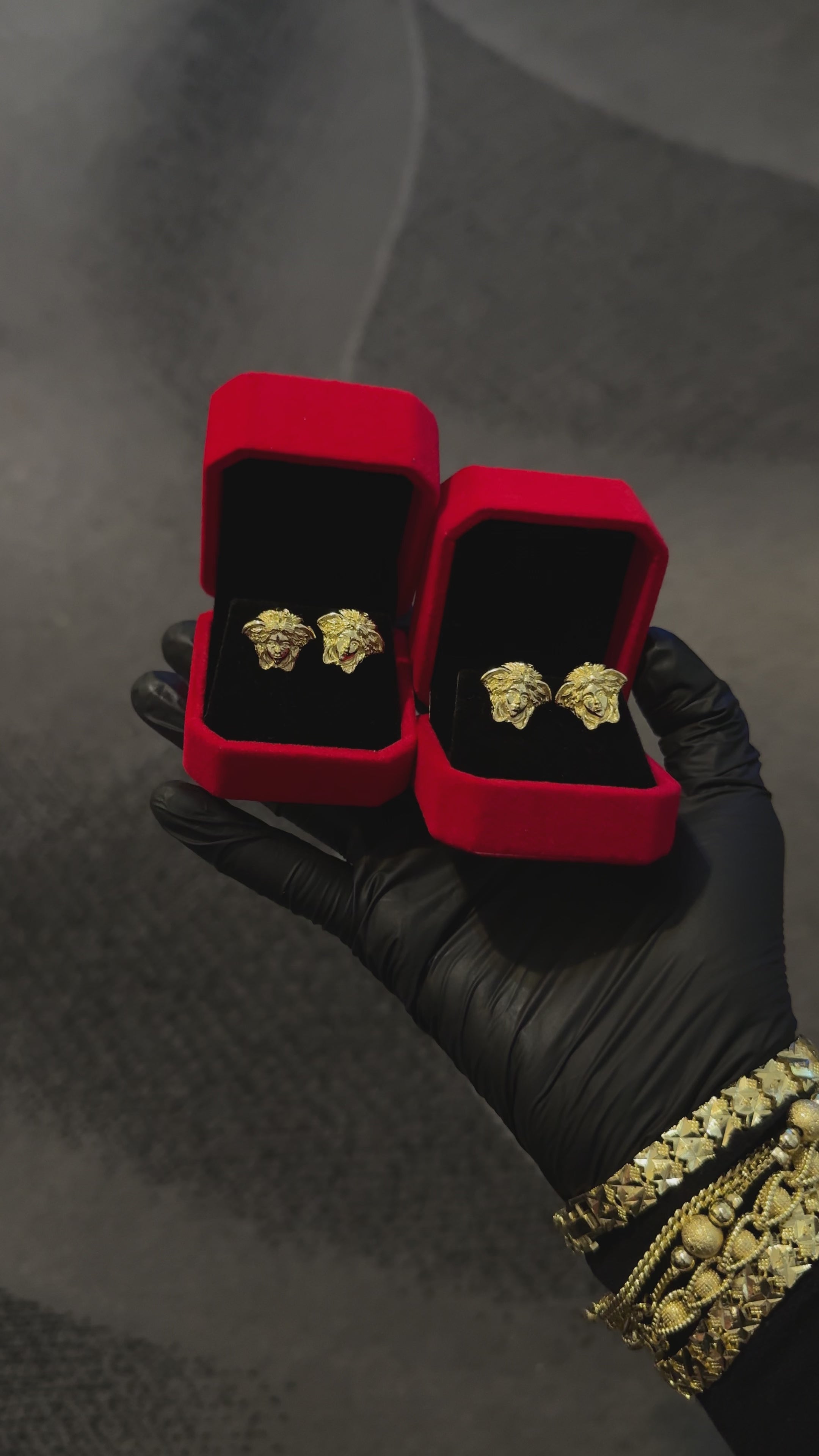 Luxury Gold Stud Earrings Collection