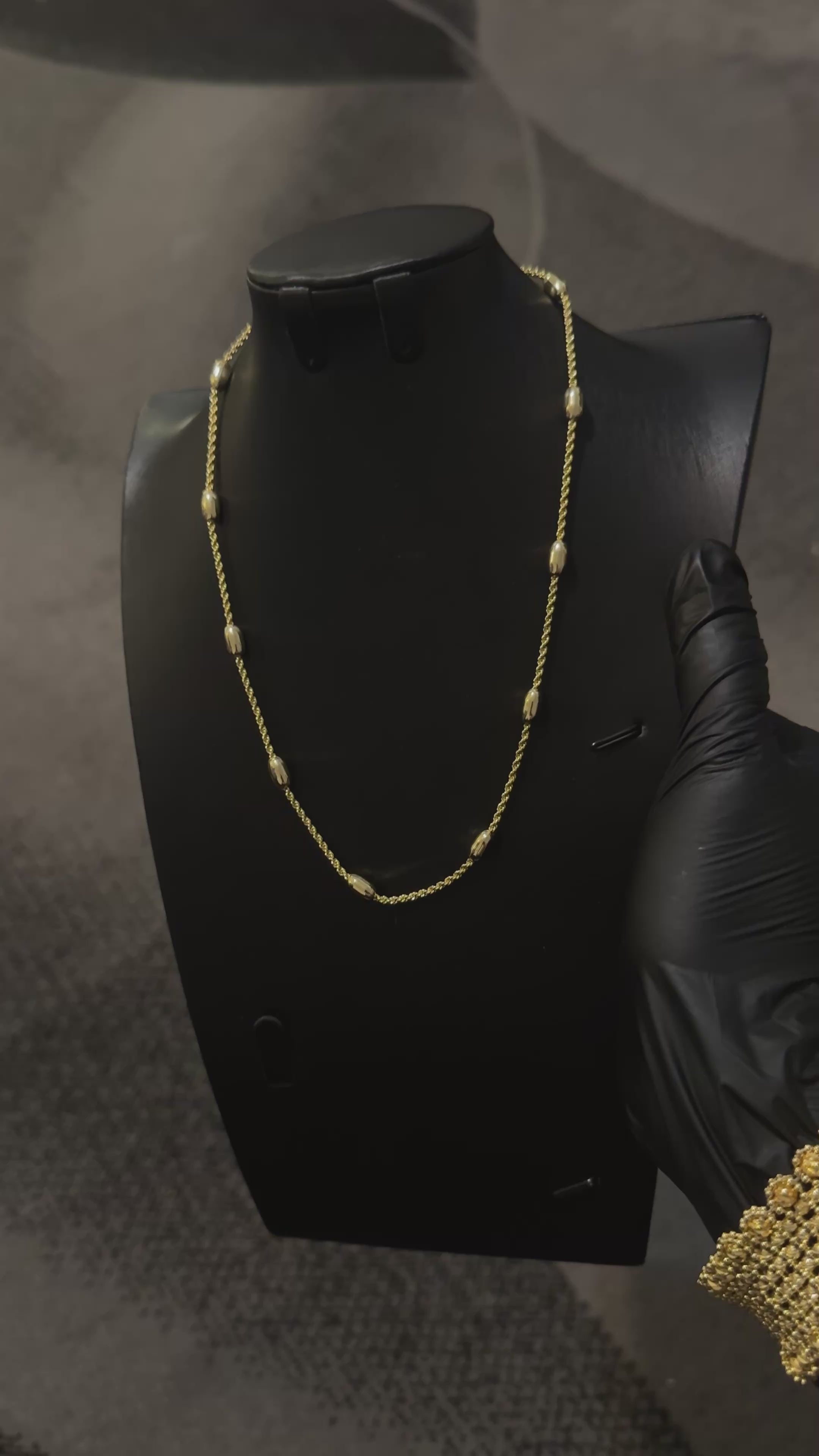 Bulk Ball Gold Lookalike Chain Necklace