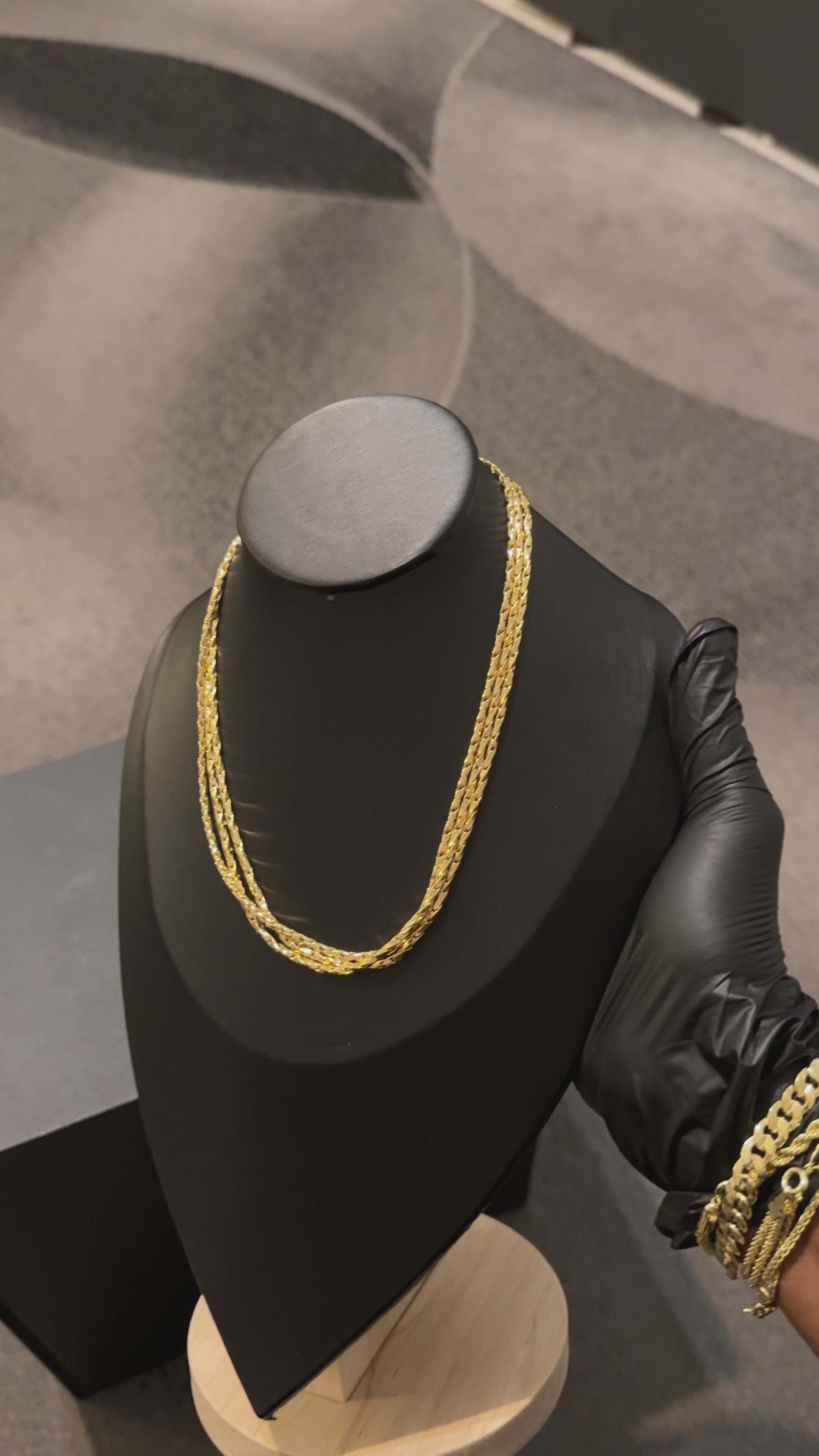 Royal Layered Rope Chain Necklace