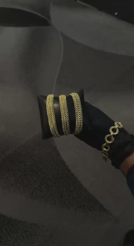 Luxury Triple Row Cuban Bracelet