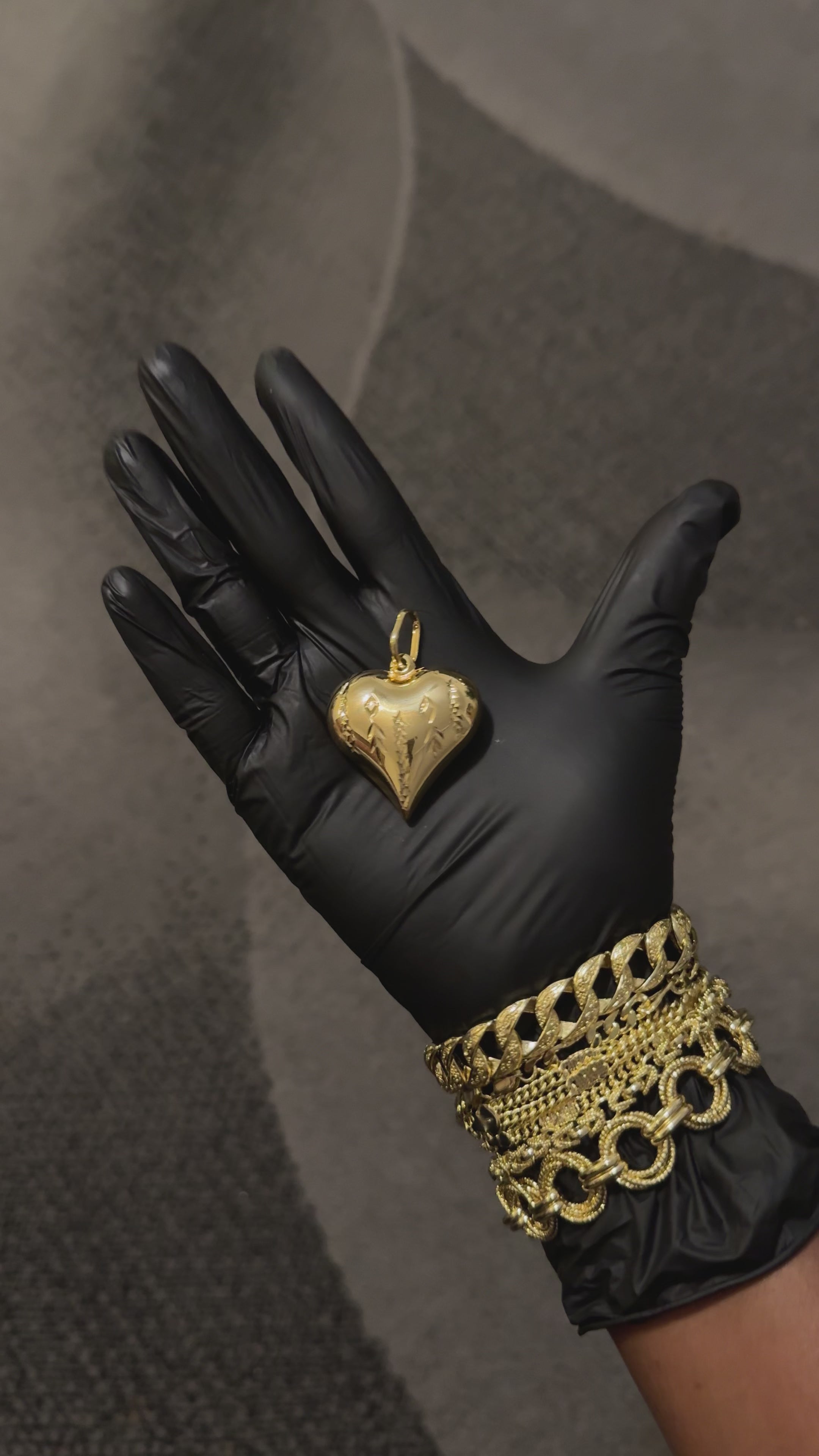 Golden Heart Locket Gold lookalike Pendant