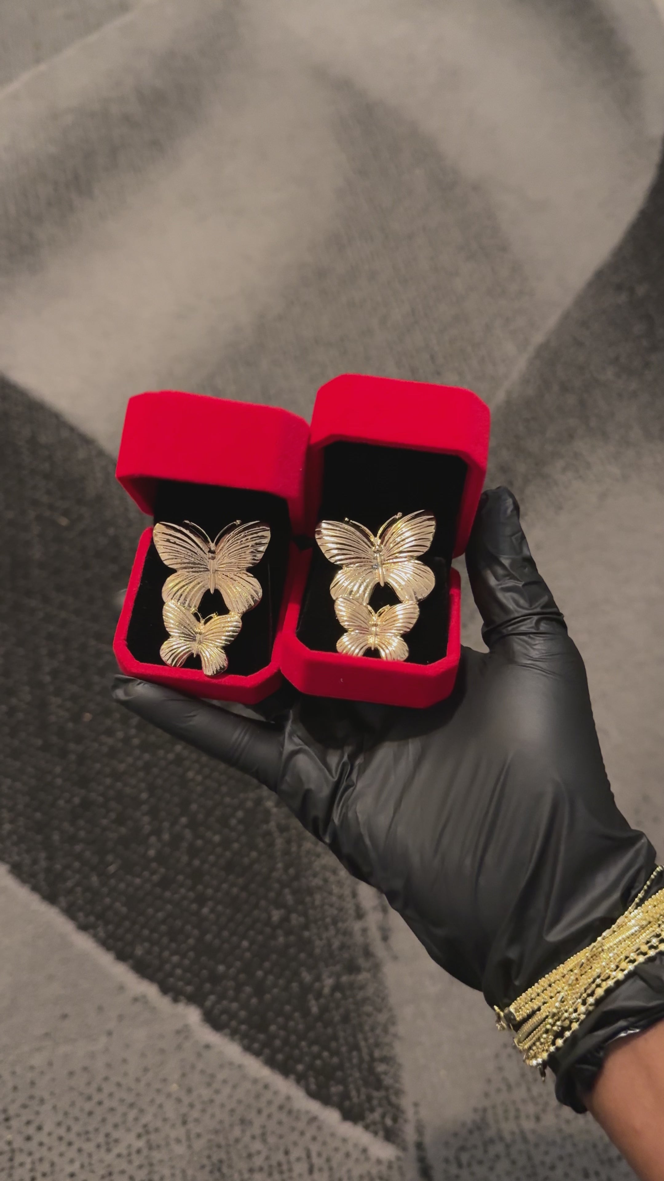 Luxury Butterfly Statement Earrings