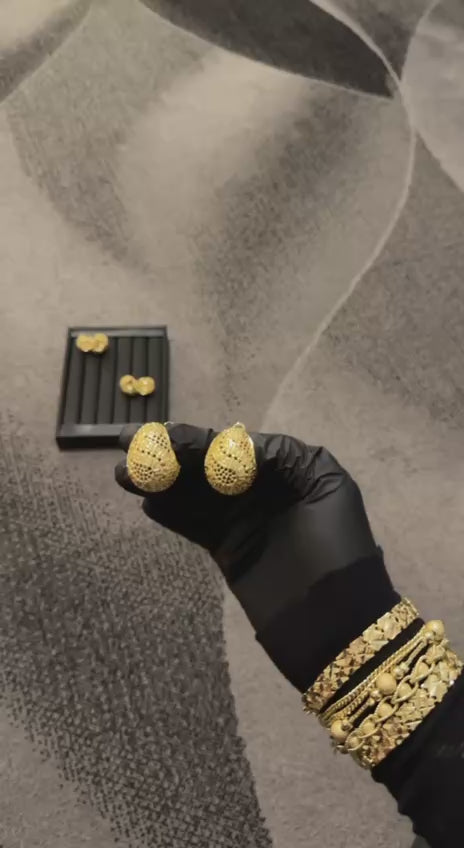 Royal Dome Gold Lookalike Earrings