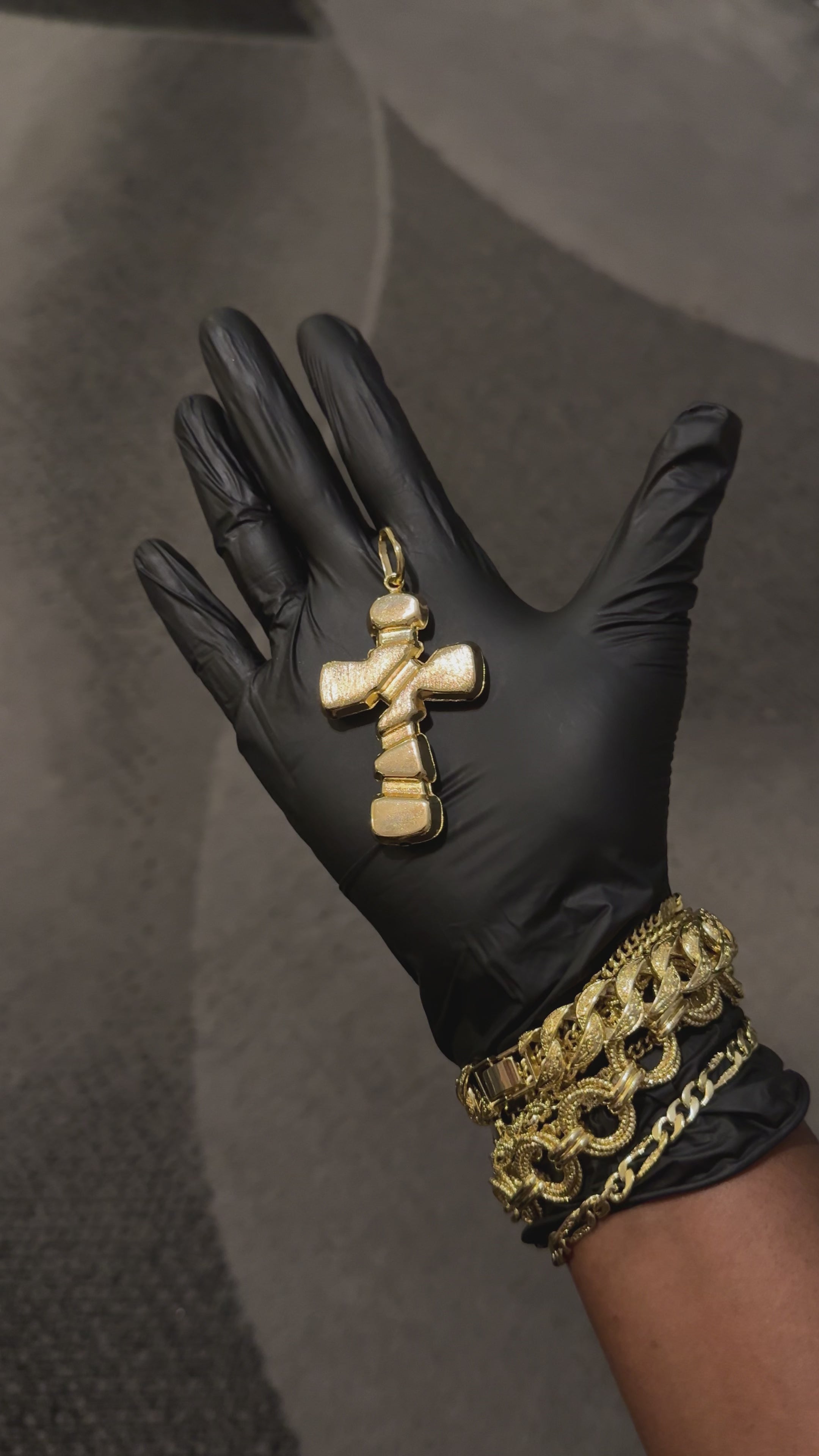 Golden Cross Gold lookalike Pendant